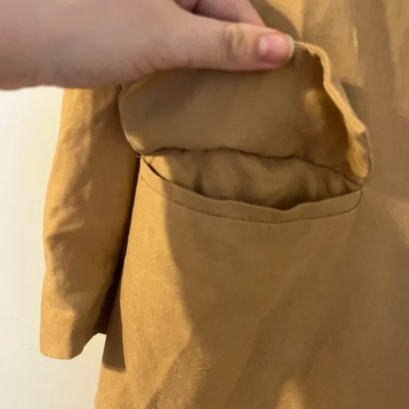 Wilfred Linen Blend Blazer Jacket Light Quirt Luxury Minimalist Size: 4 - Picture 4 of 6